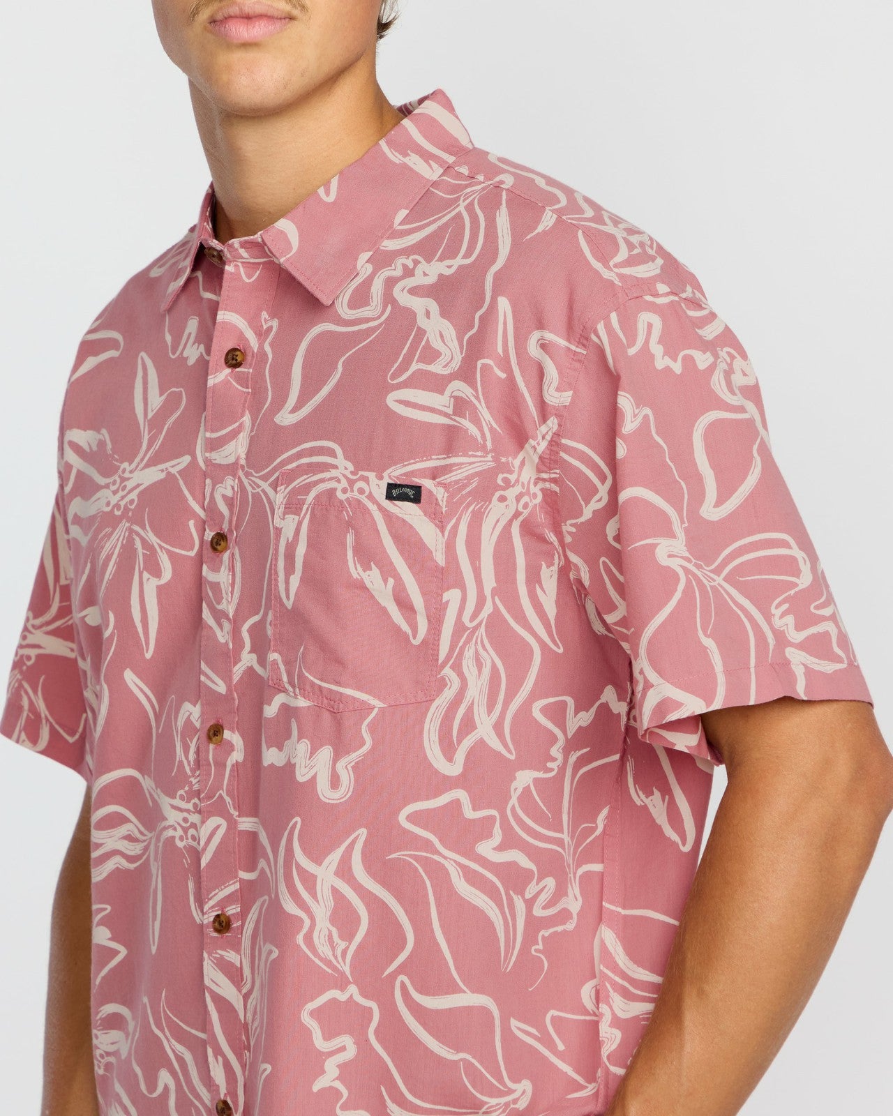 Sundays Short Sleeve Shirt | Faded Rose Billabong