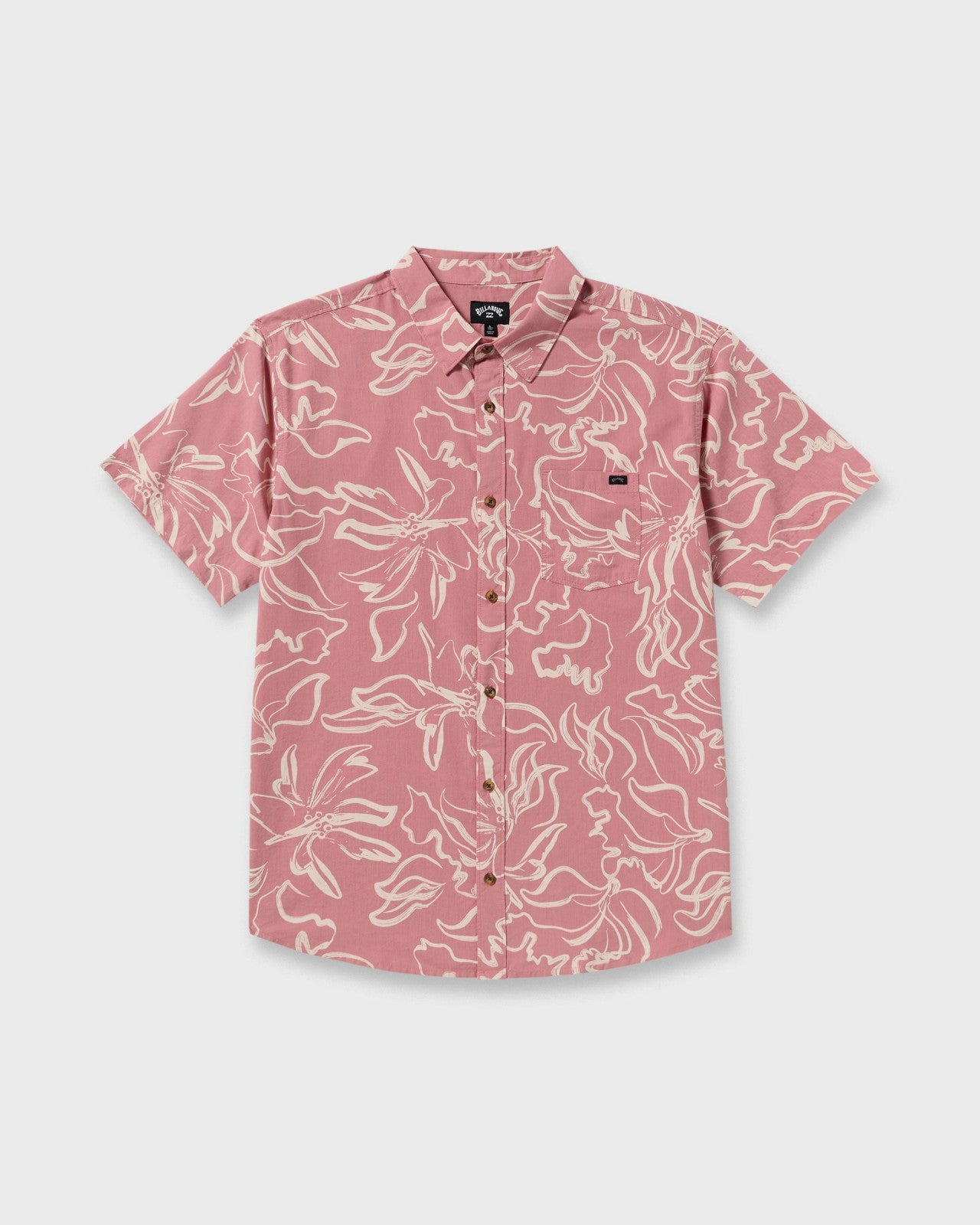Sundays Short Sleeve Shirt | Faded Rose Billabong