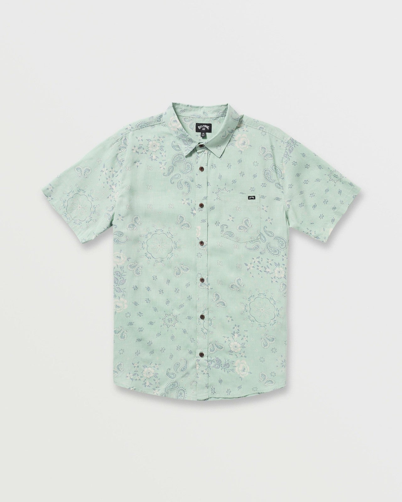 Sundays Short Sleeve Shirt | Mist Green Billabong