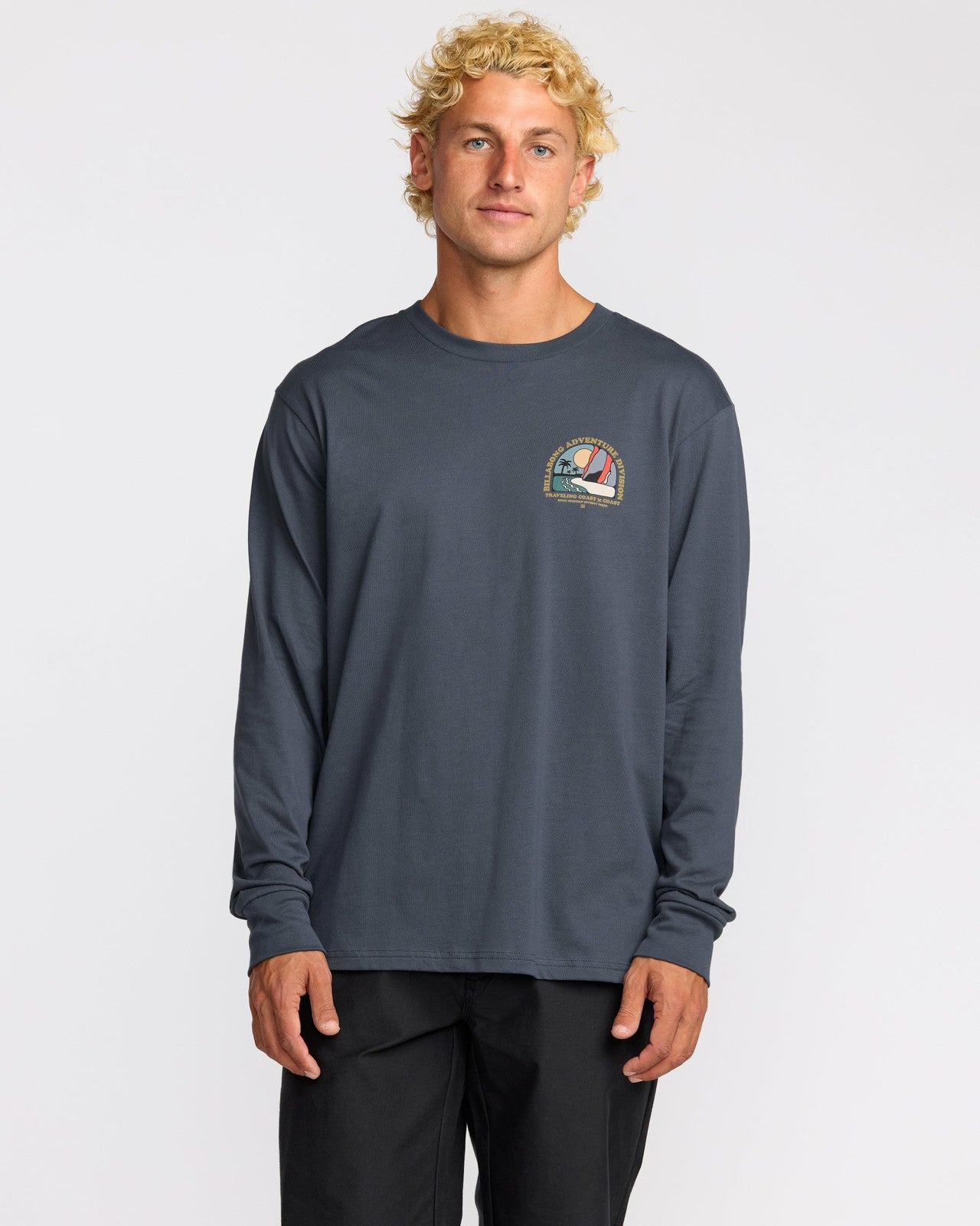 Sundown A/Div Long Sleeve T-Shirt | Midnight Blue Billabong
