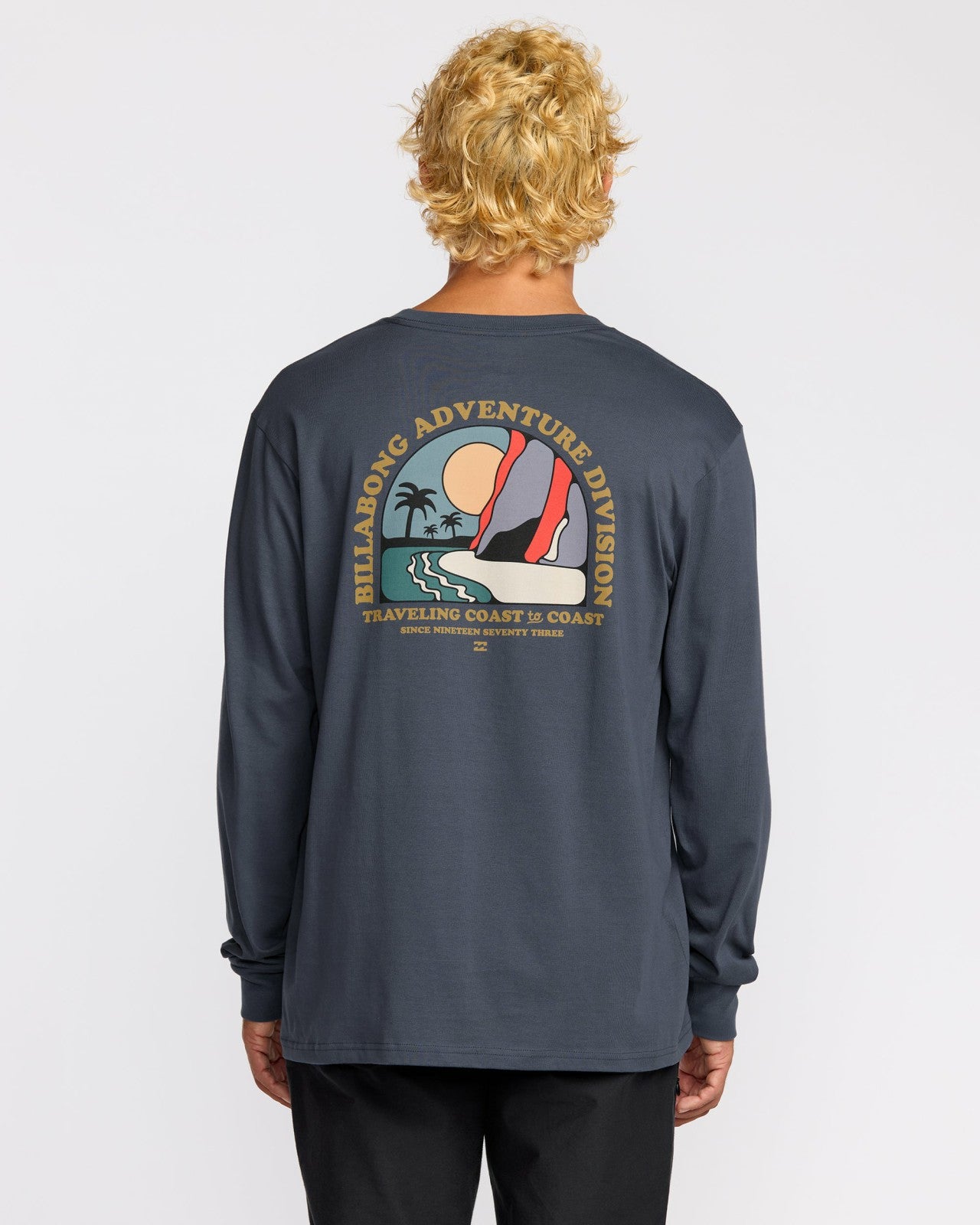 Sundown A/Div Long Sleeve T-Shirt | Midnight Blue Billabong