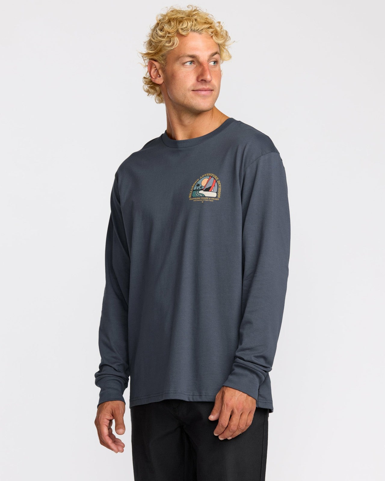 Sundown A/Div Long Sleeve T-Shirt | Midnight Blue Billabong
