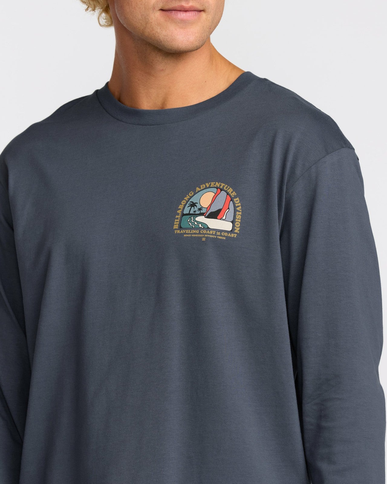 Sundown A/Div Long Sleeve T-Shirt | Midnight Blue Billabong