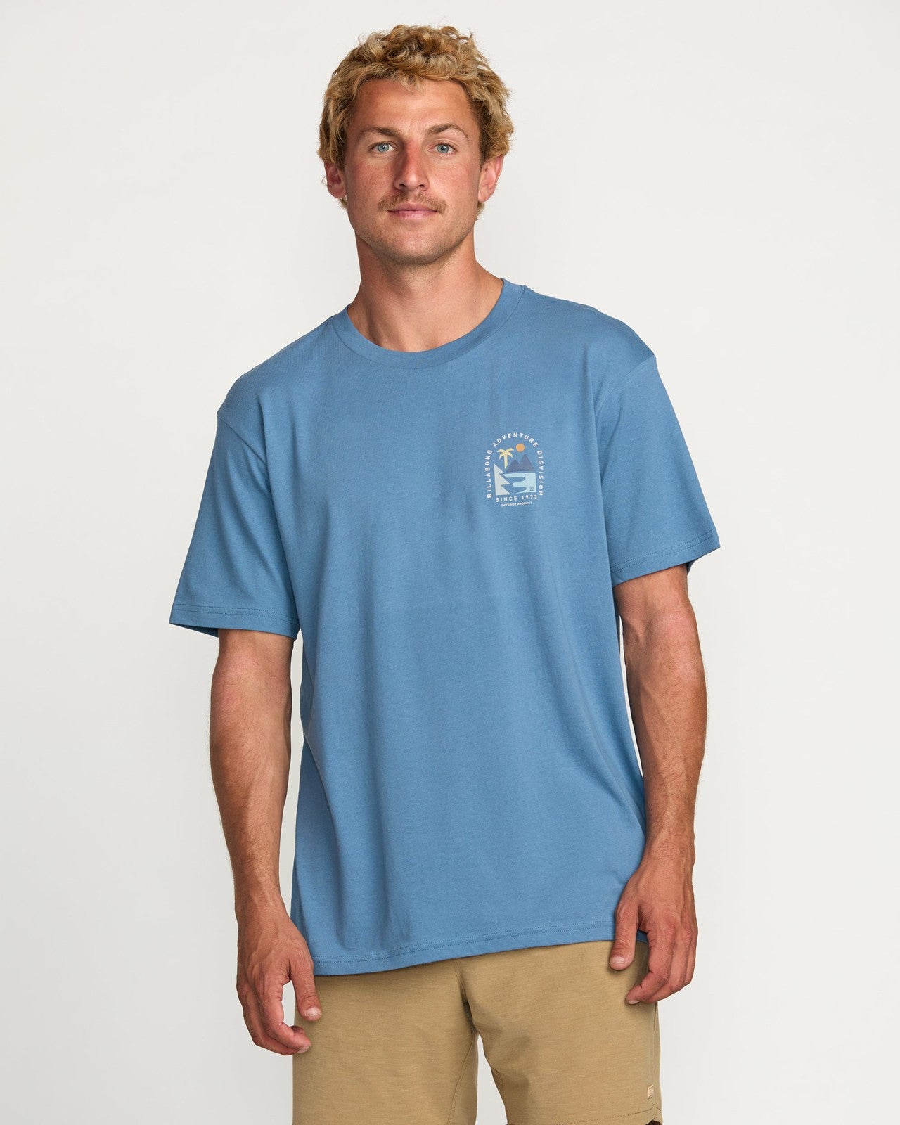Sundown A/Div Tee | Carolina Blue Billabong
