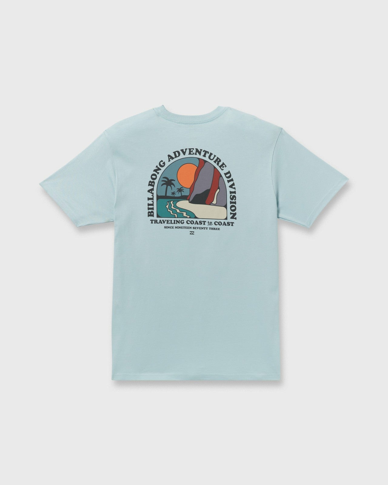Sundown A/Div Short Sleeve T-Shirt | Dusty Blue Billabong