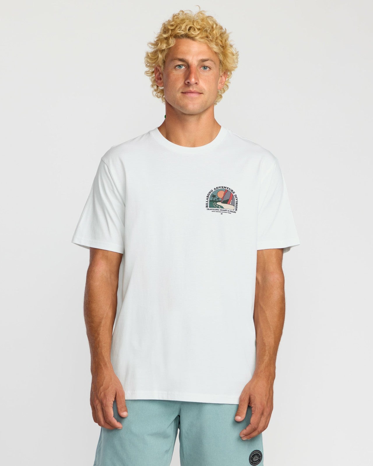 Sundown A/Div Short Sleeve T-Shirt | White Billabong