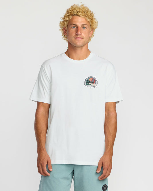 Sundown A/Div Short Sleeve T-Shirt | White Billabong