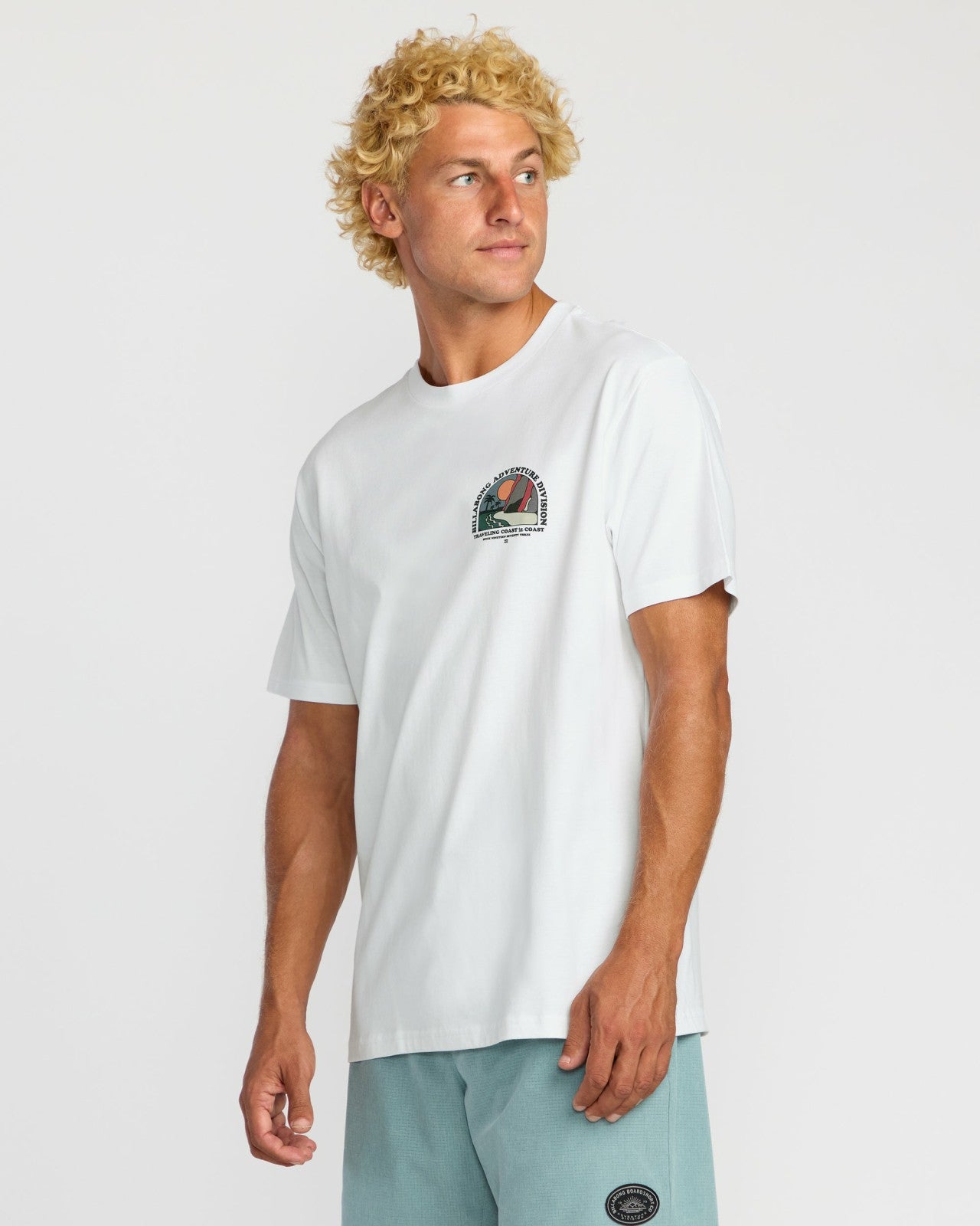 Sundown A/Div Short Sleeve T-Shirt | White Billabong