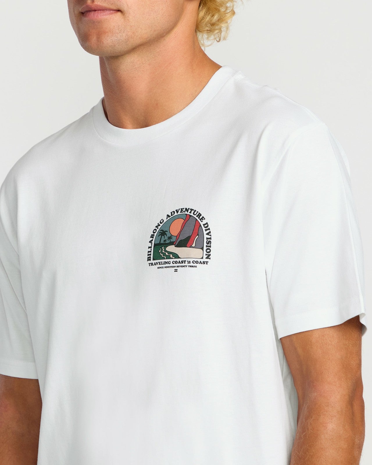 Sundown A/Div Short Sleeve T-Shirt | White Billabong