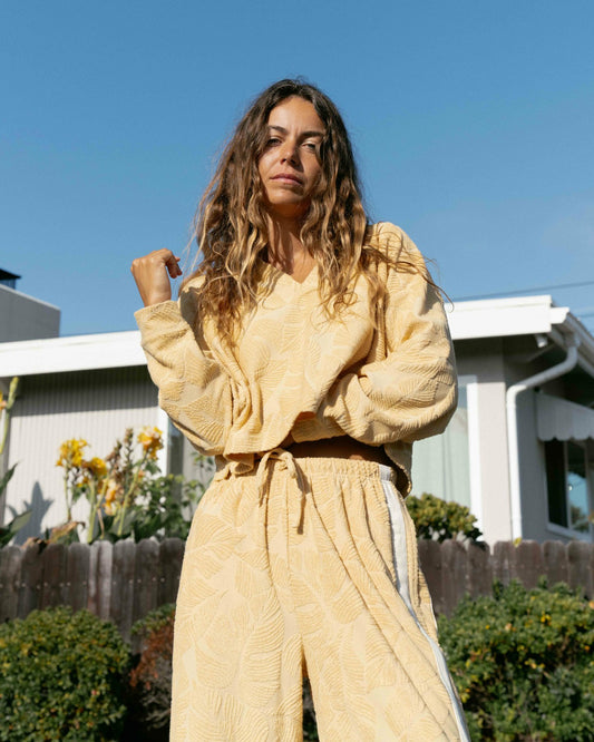 Sun Palm Terry Pullover Sweatshirt | Gold Coast Billabong