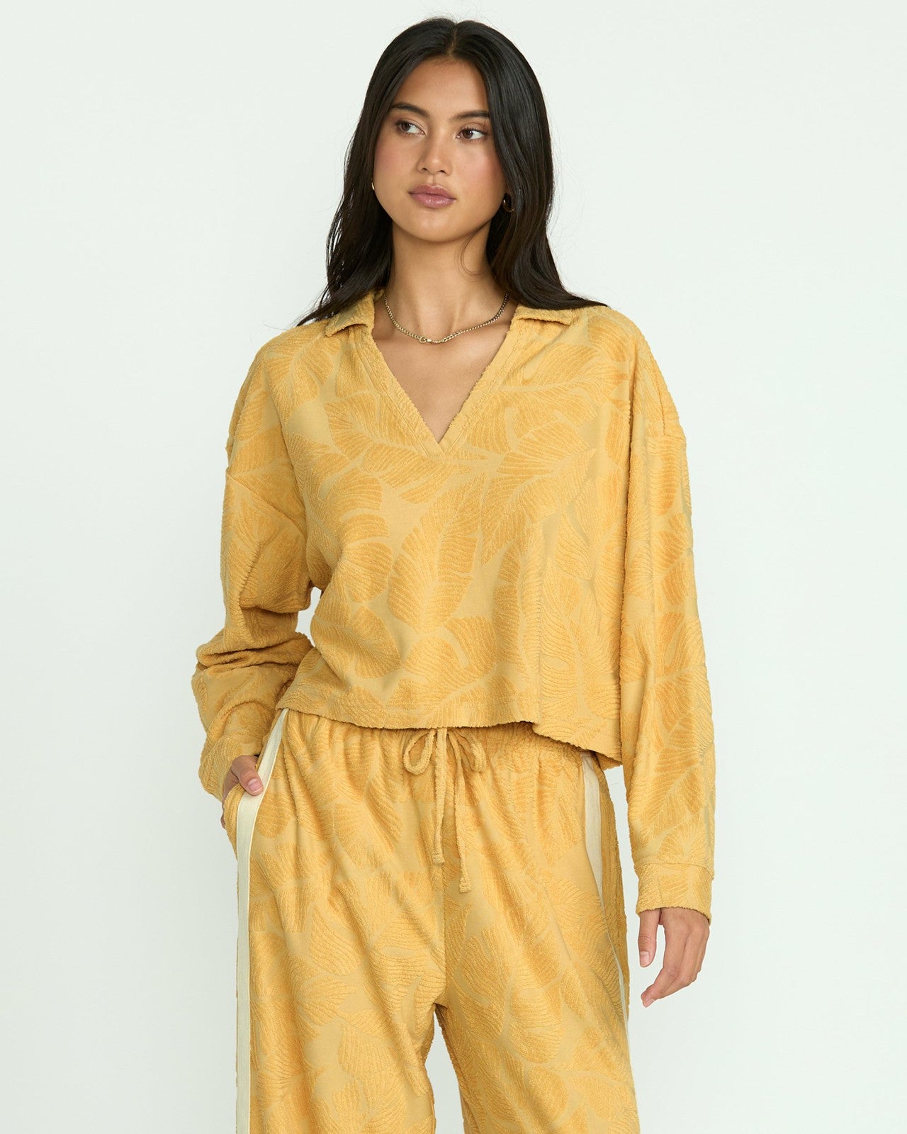 Sun Palm Terry Pullover Sweatshirt | Gold Coast Billabong