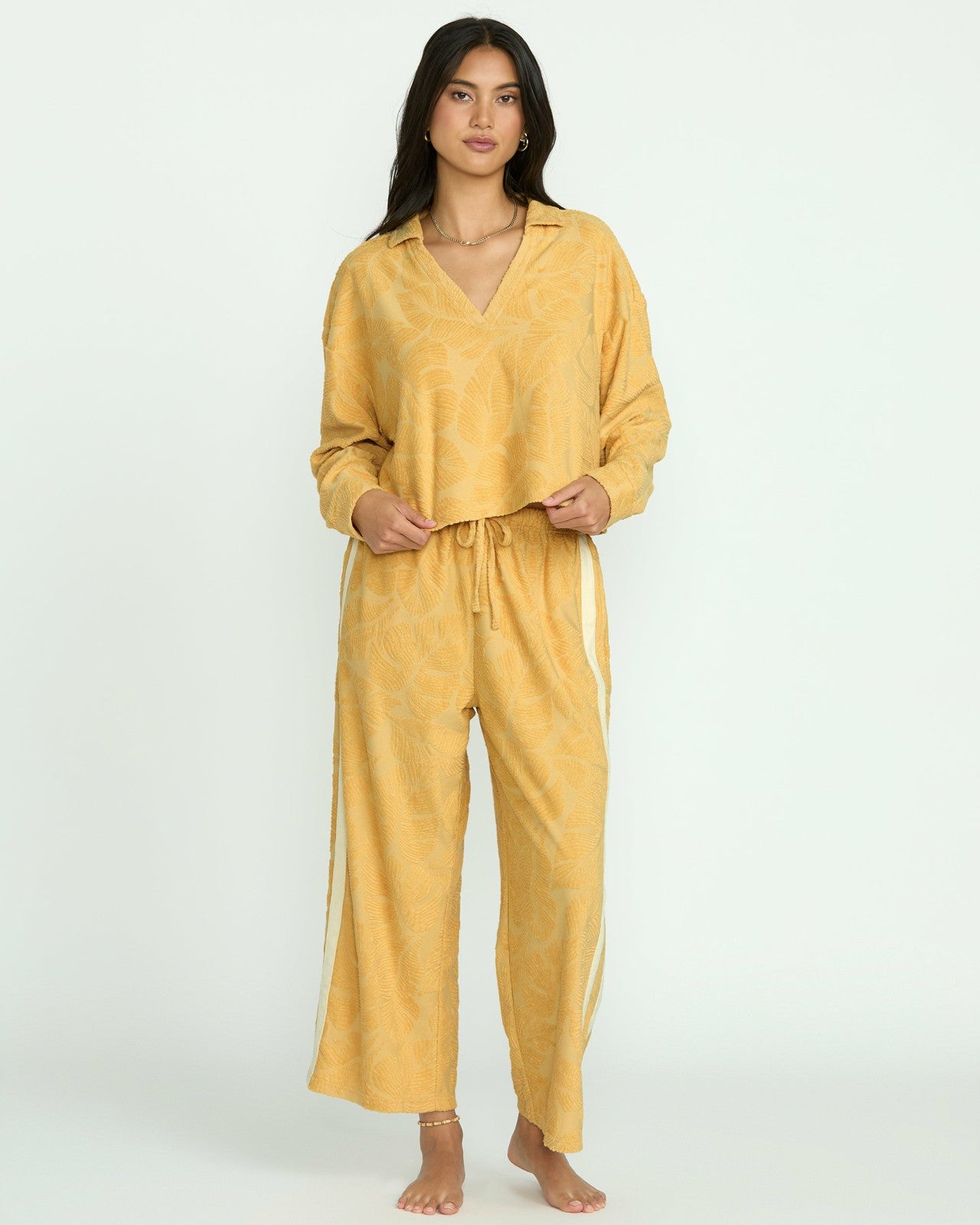Sun Palm Terry Pullover Sweatshirt | Gold Coast Billabong