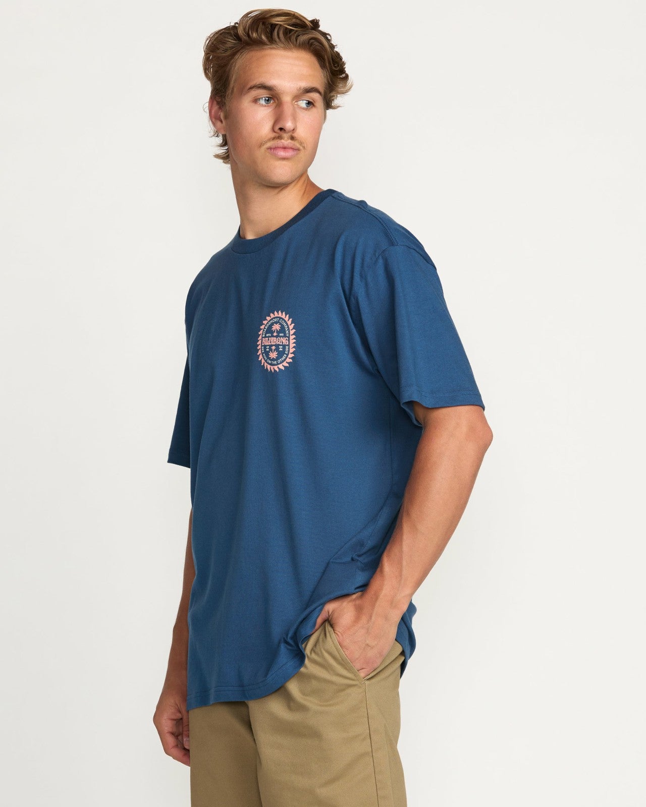 Sun Rays Regular Tee | Deep Blue Billabong