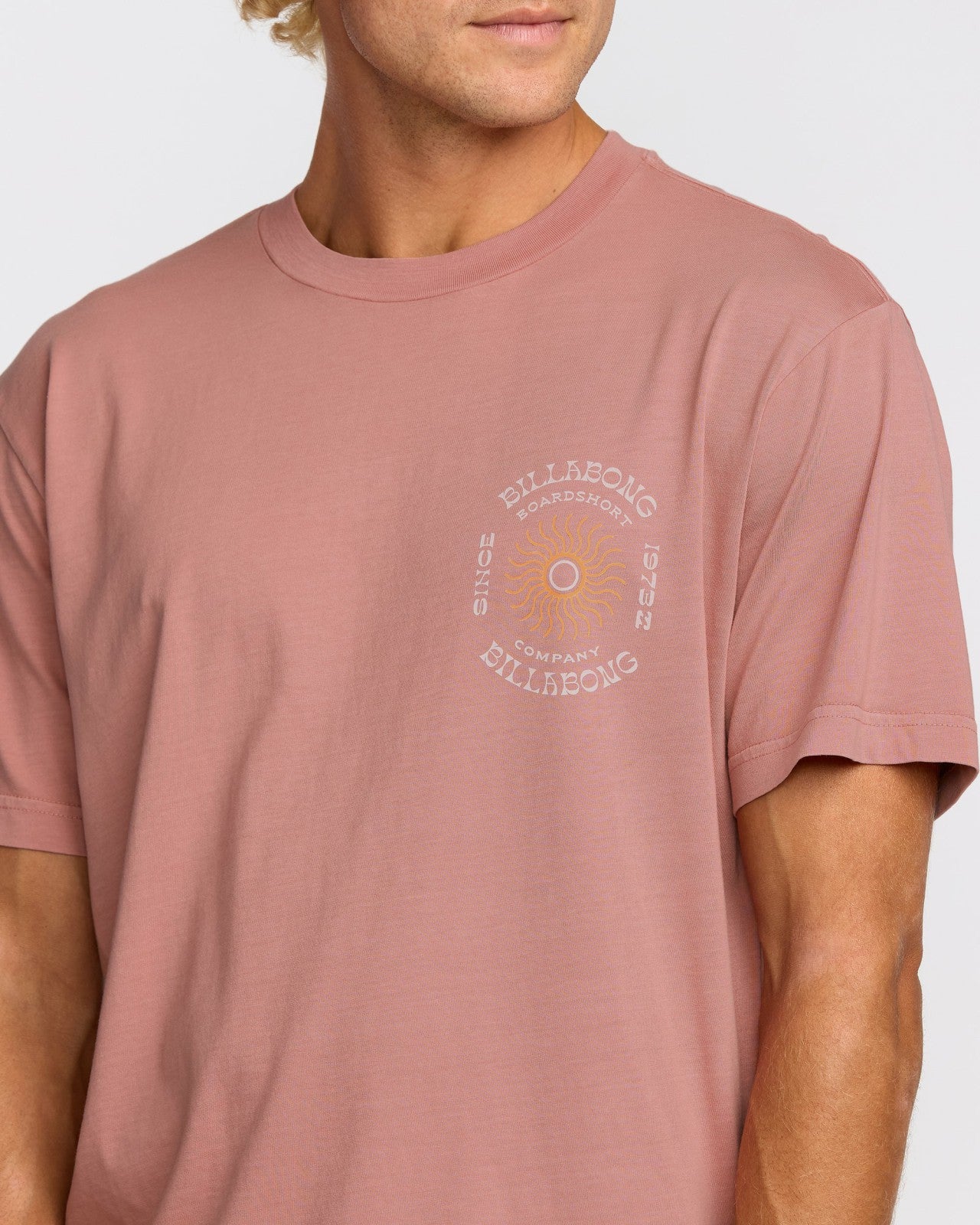 Sunrise Premium Wave Wash Short Sleeve T-Shirt | Dusty Rose Billabong