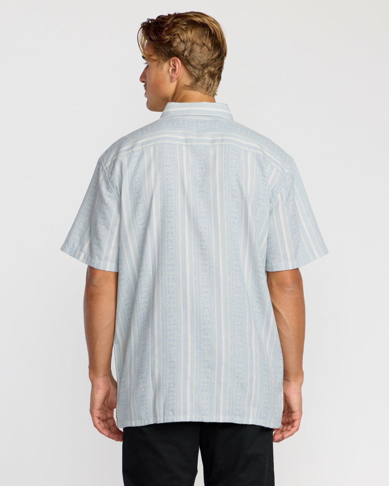 Sunshines Garage Short Sleeve Shirt | Stone Blue Billabong