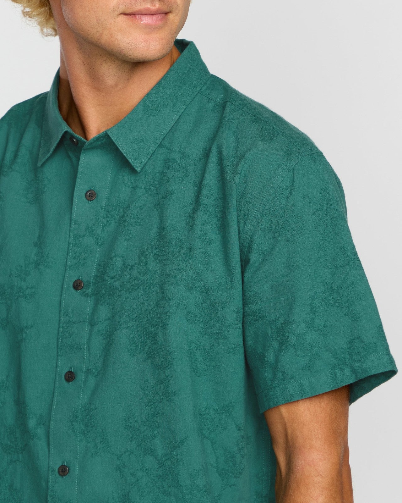 Sunshines Garage Short Sleeve Shirt | Teal Billabong