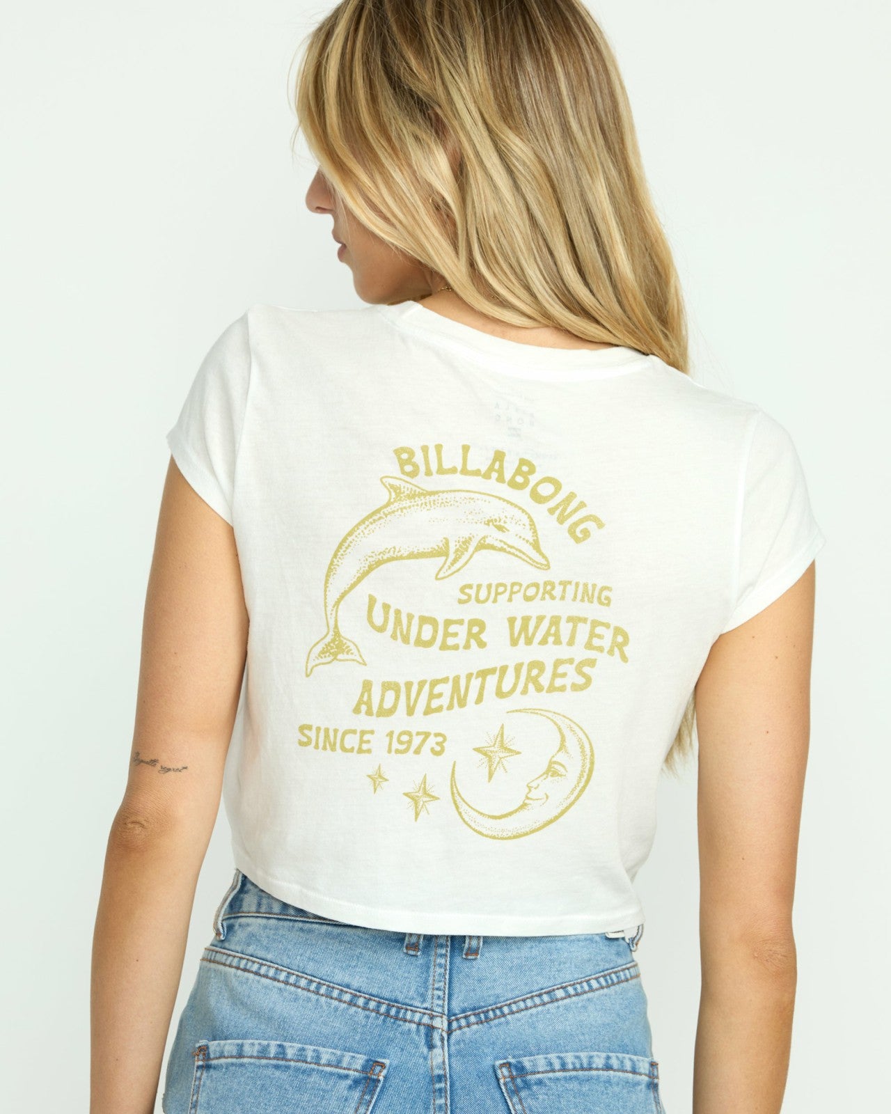 Sunshine Surf Babes Tee | Salt Crystal Billabong
