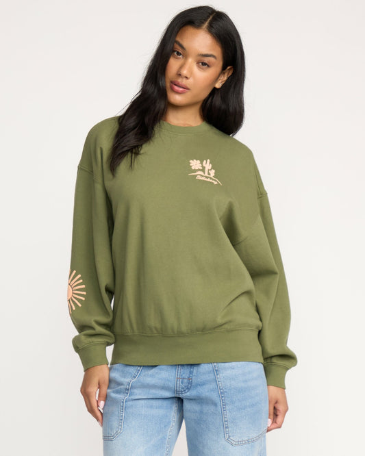 Sun Wave Livin Kendal Crewneck Sweatshirt | Luv Army Billabong