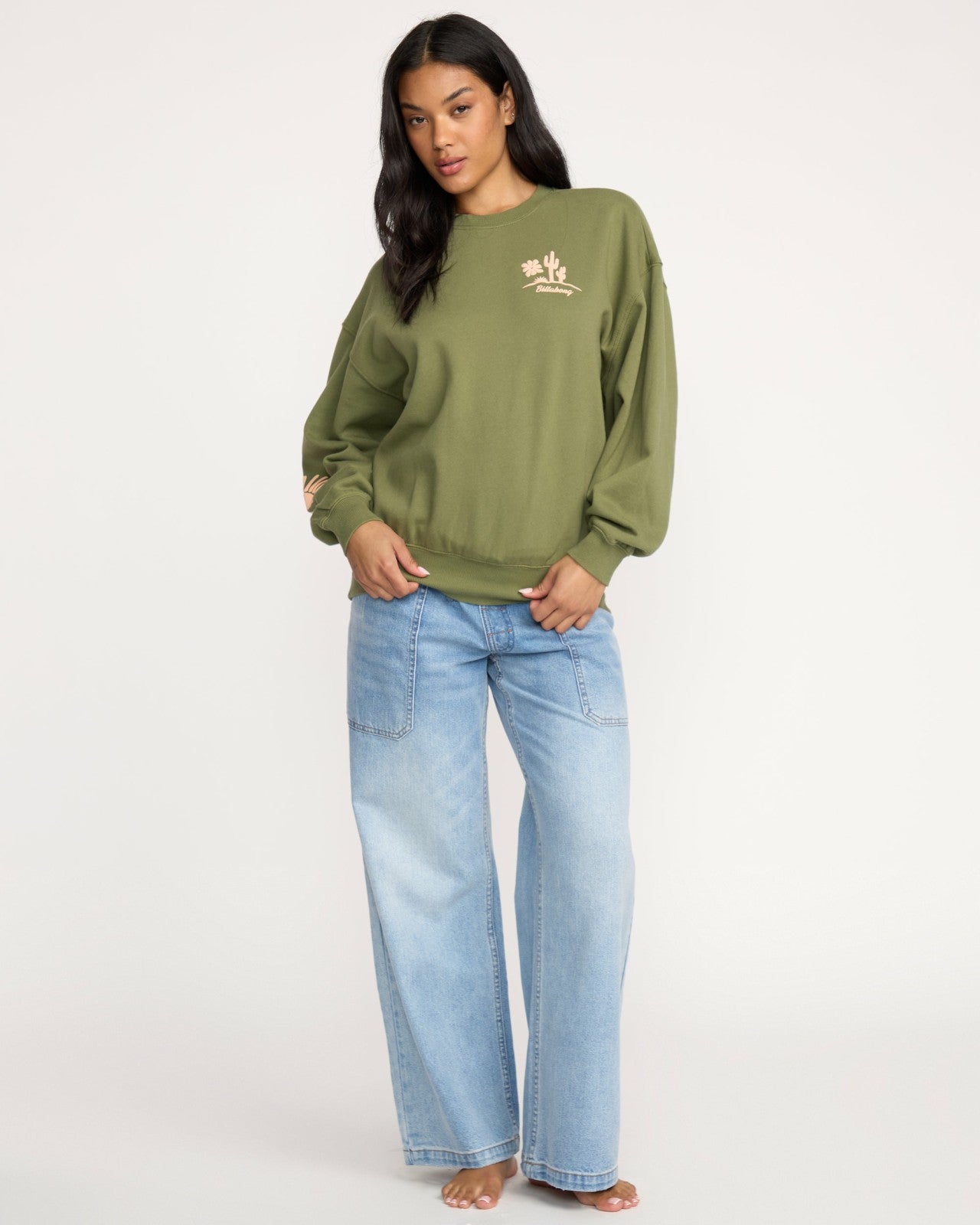 Sun Wave Livin Kendal Crewneck Sweatshirt | Luv Army Billabong