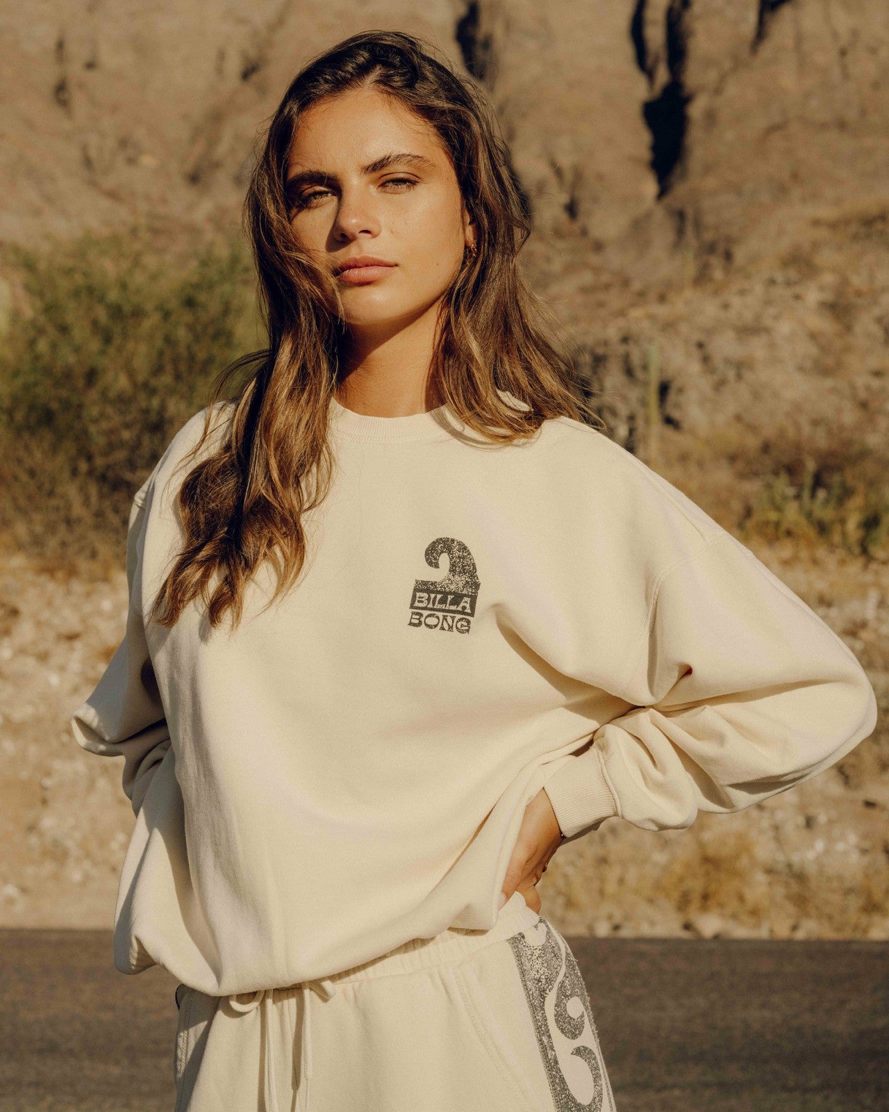 Sun Wave Livin Kendal Crewneck Sweatshirt | Whitecap Billabong