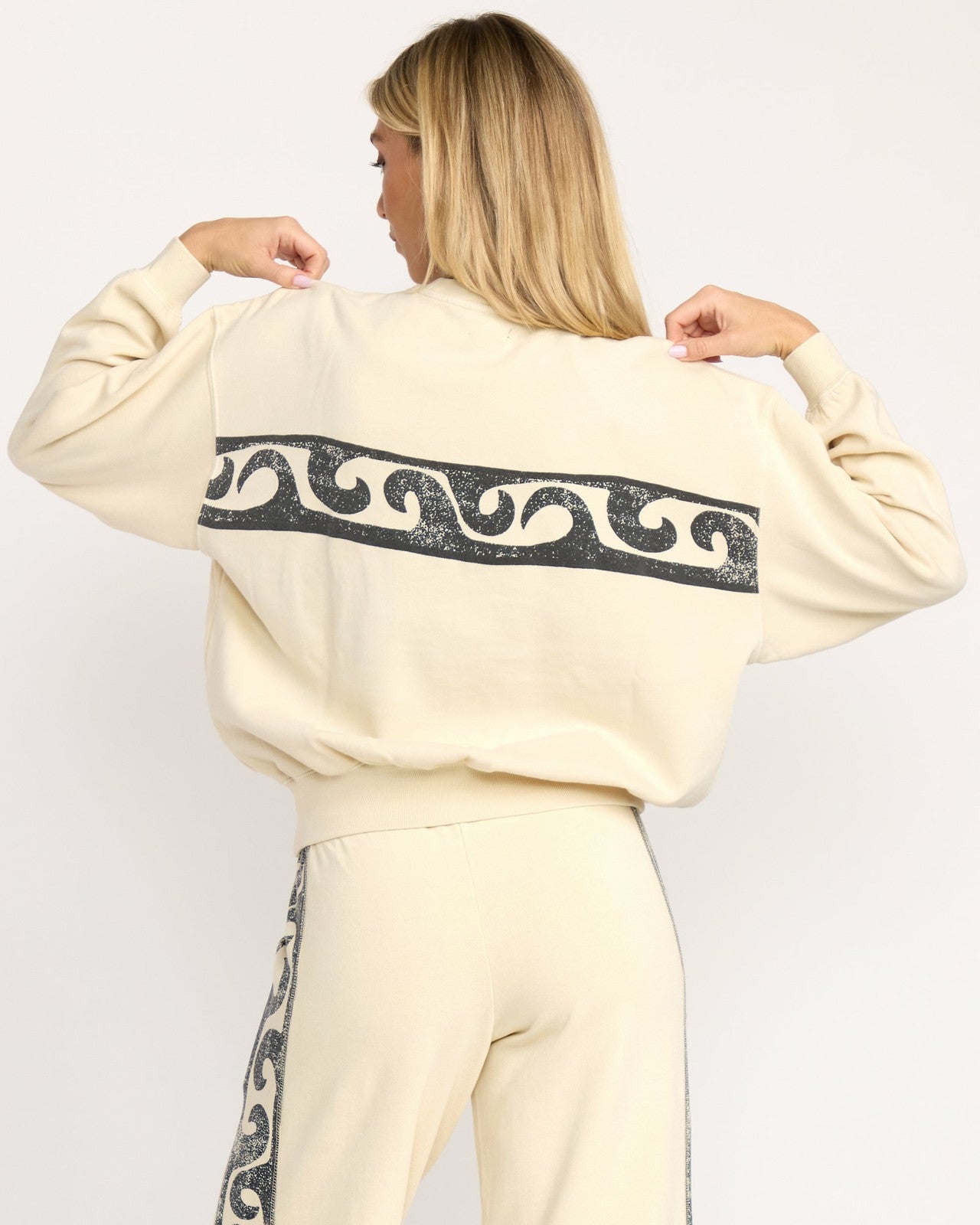 Sun Wave Livin Kendal Crewneck Sweatshirt | Whitecap Billabong