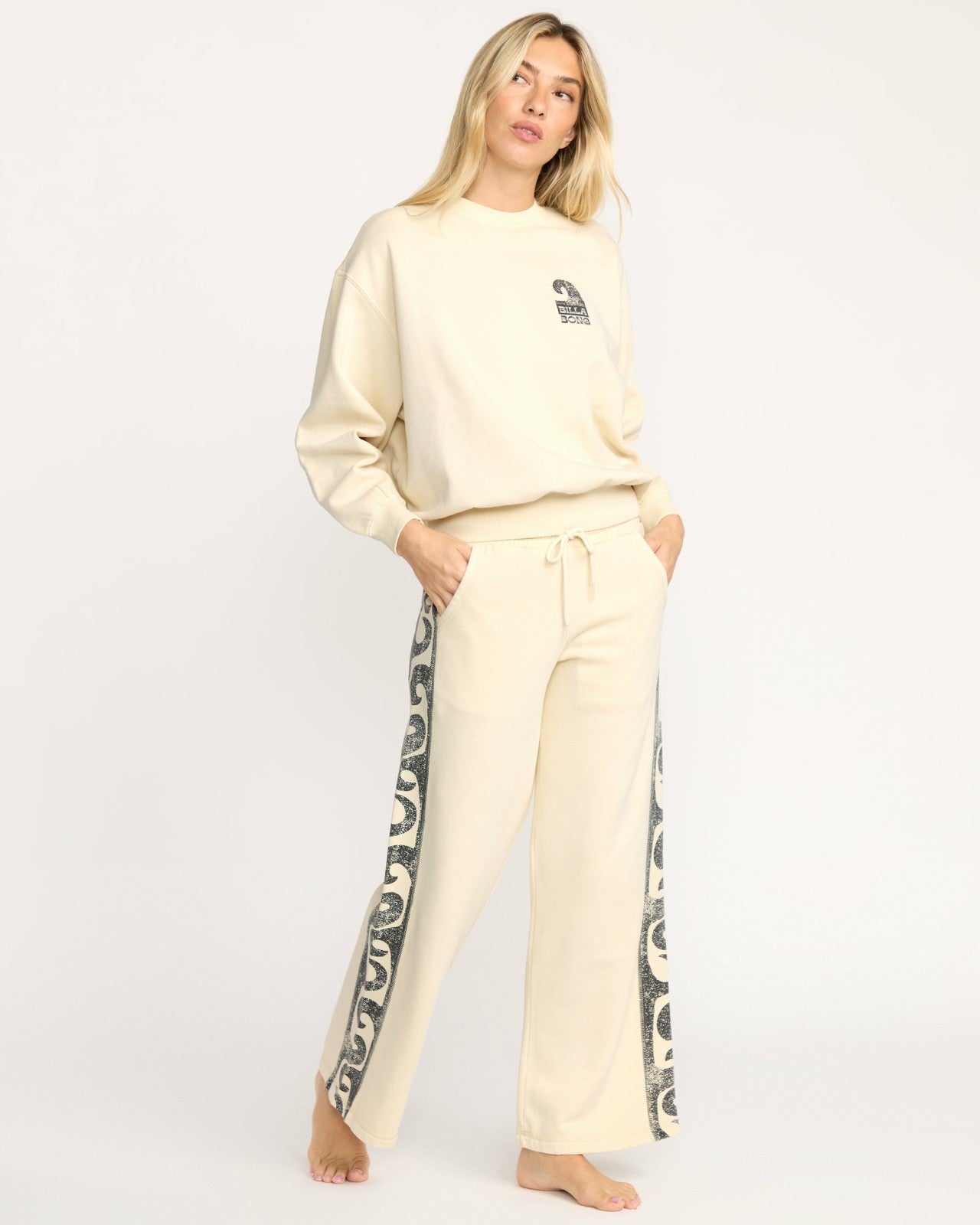 Sun Wave Livin Kendal Crewneck Sweatshirt | Whitecap Billabong