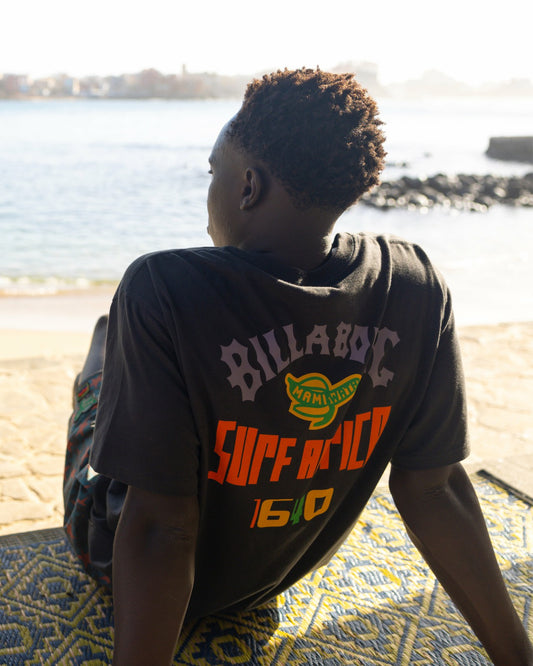 Billabong x Mami Wata Surf Africa Regular Tee | Washed Black Billabong