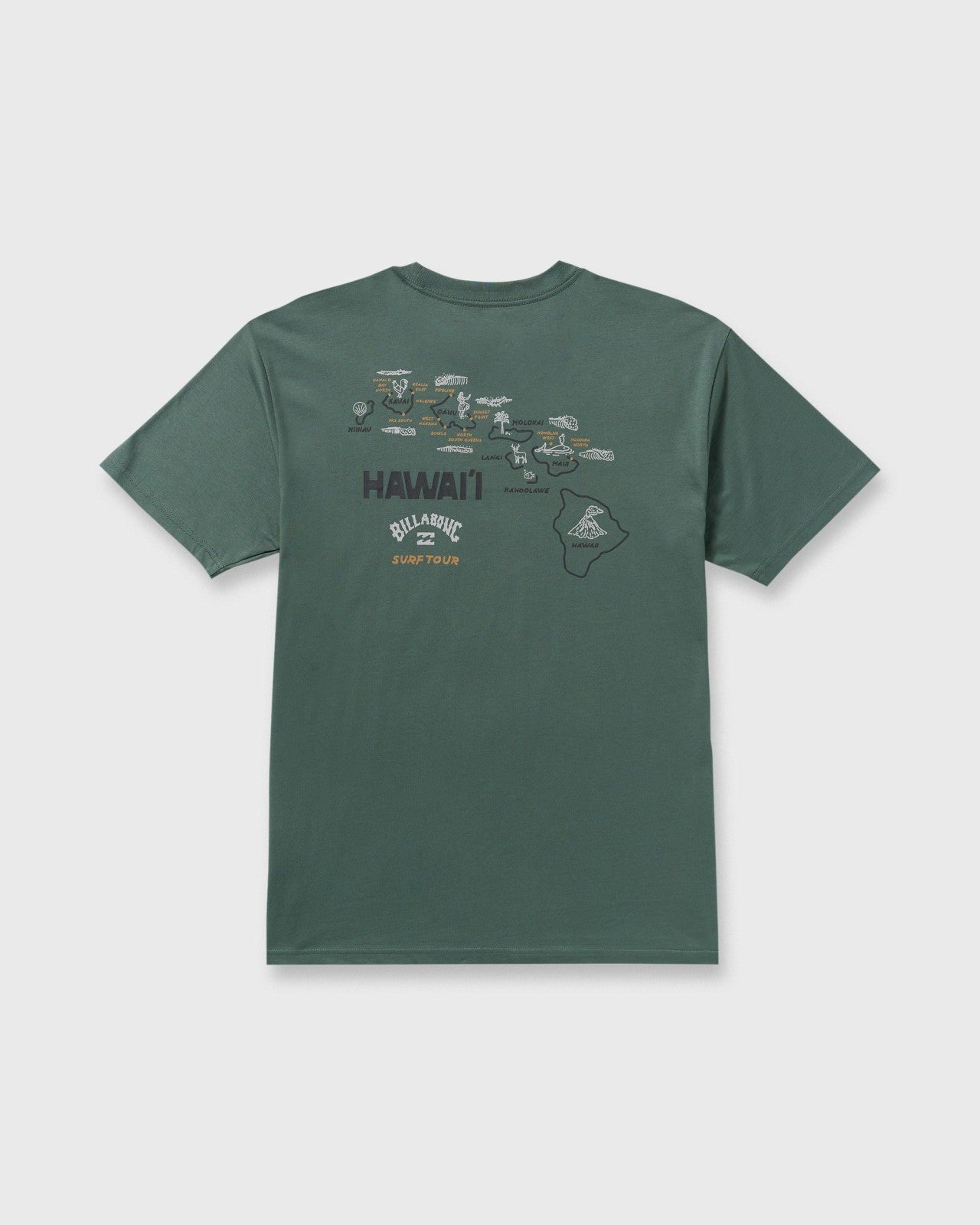 Surf Tour Hi Premium Short Sleeve T-Shirt | Dark Slate Billabong