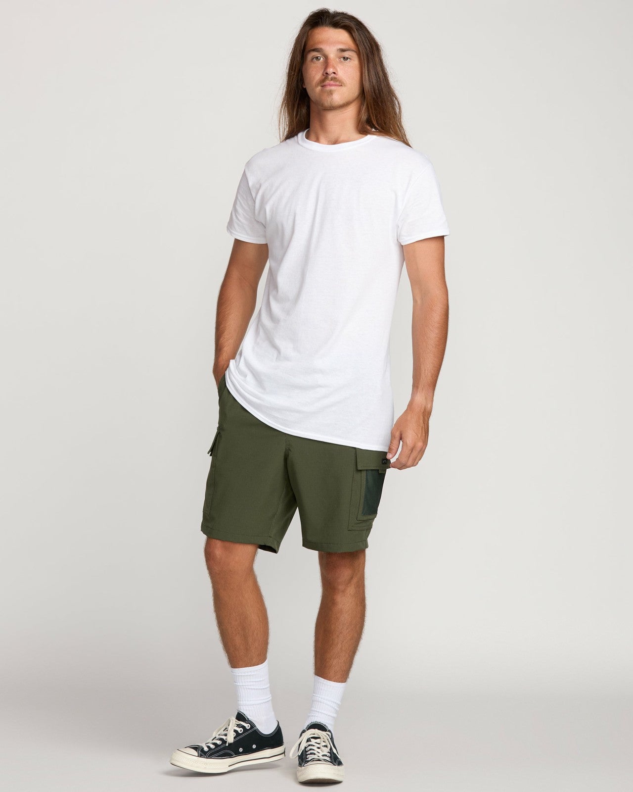 Surftrek Cargo Hybrid Shorts | Dark Military Billabong