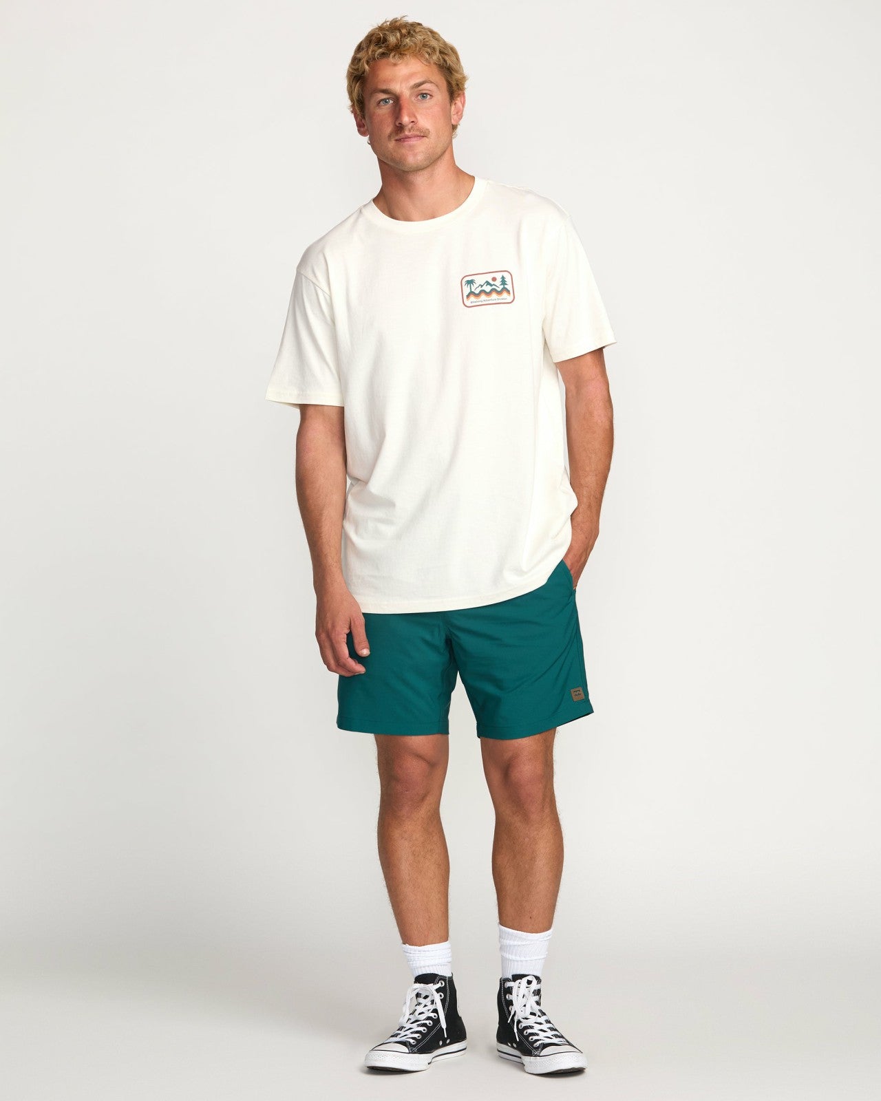 Surftrek Elastic Submersible 17" Hybrid Shorts | Marine Billabong