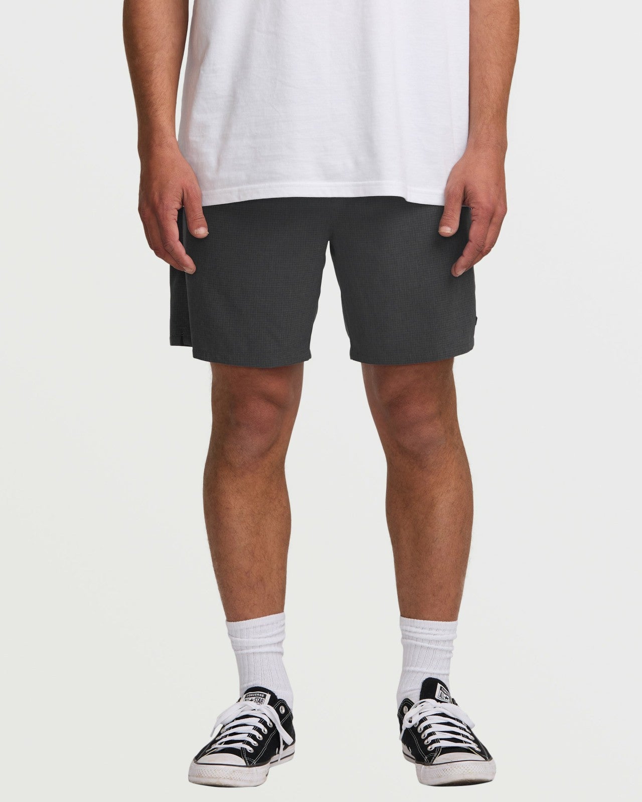 Surftrek Perforated Elastic 17" Hybrid Shorts | Black Billabong