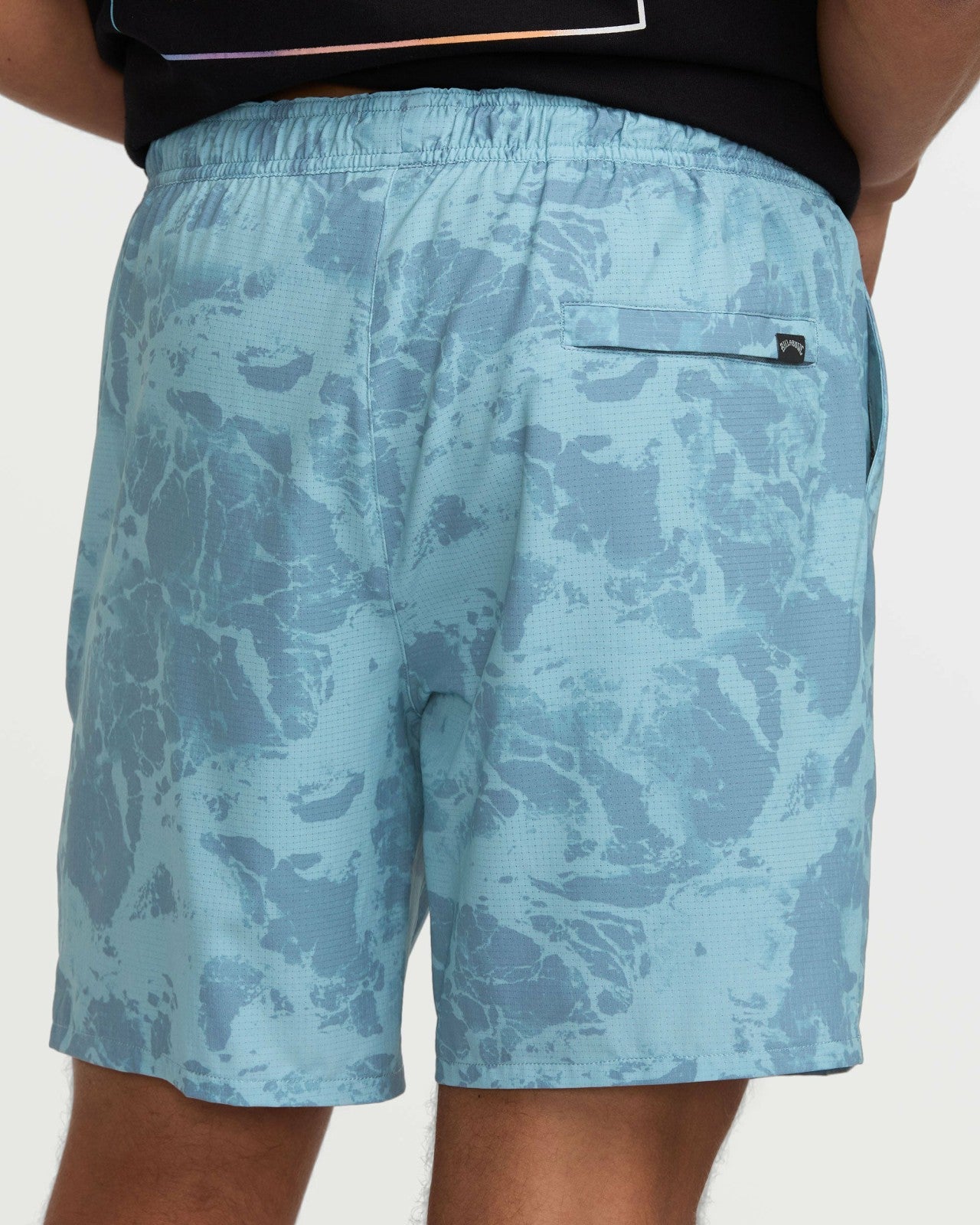 Surftrek Perforated Elastic 17" Hybrid Shorts | Glacier Blue Billabong