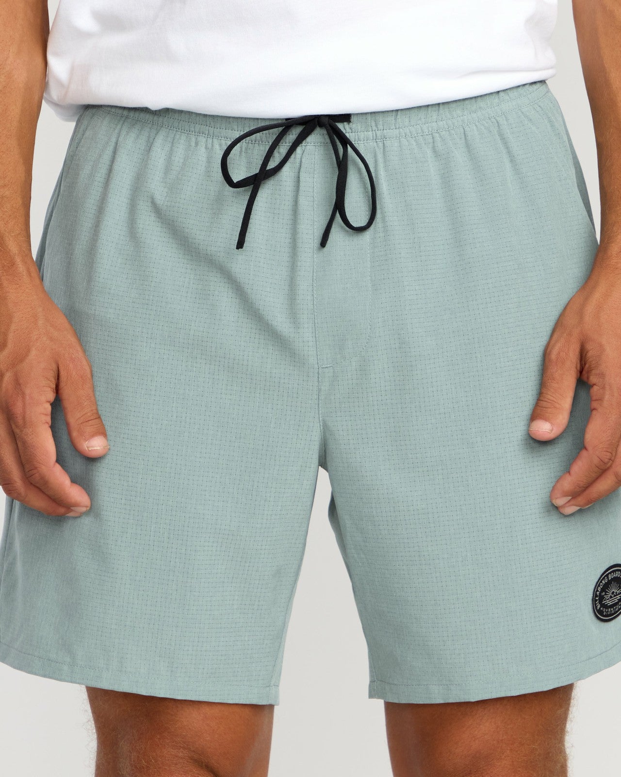 Surftrek Perforated Elastic 17" Hybrid Shorts | Sea Blue Billabong