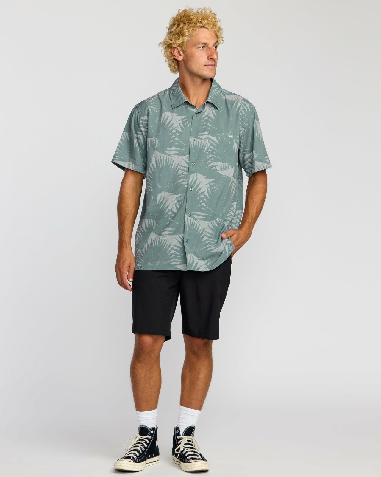 Surftrek Perf Short Sleeve Shirt | Sea Blue Billabong
