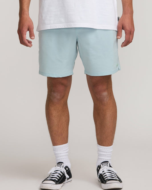 Surftrek Transit Elastic 17" Hybrid Shorts | Dusty Blue Billabong