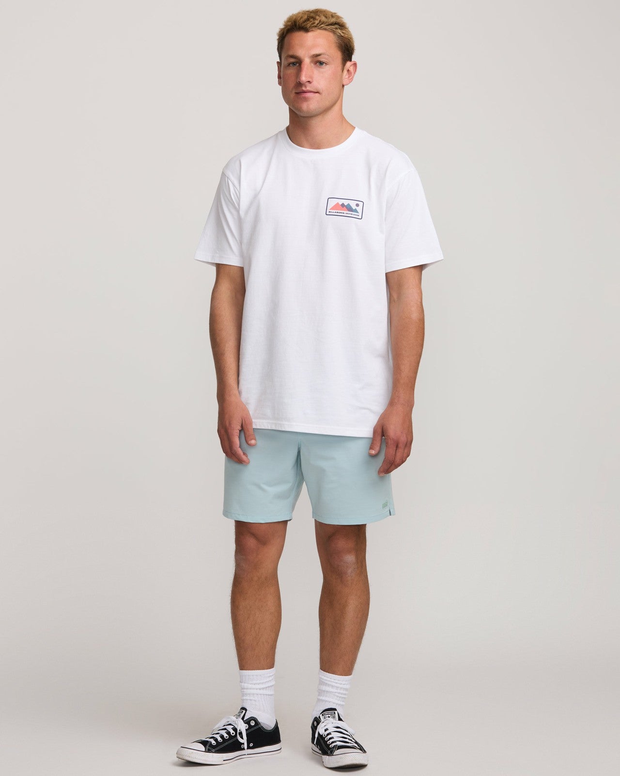 Surftrek Transit Elastic 17" Hybrid Shorts | Dusty Blue Billabong