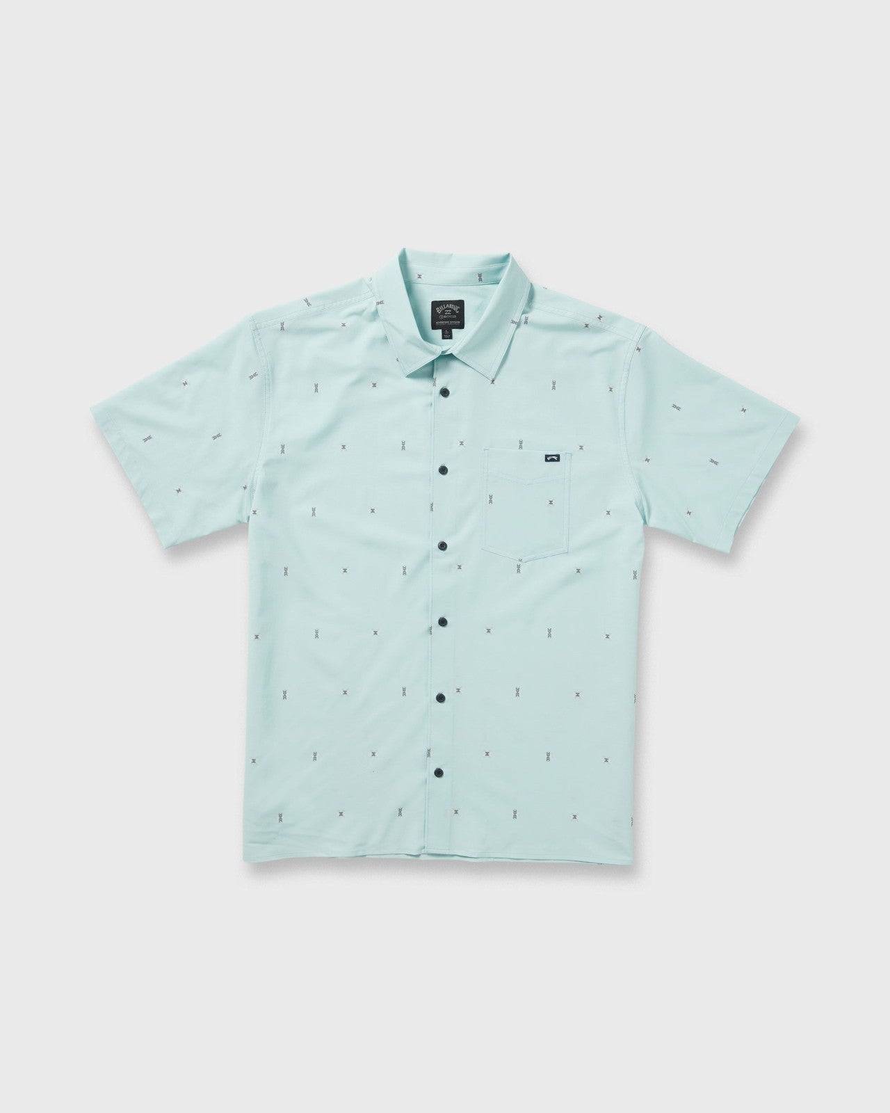 Surftrek Transit Short Sleeve Shirt | Dusty Blue Billabong