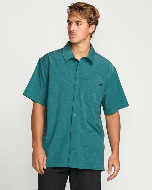Surftrek Transit Short Sleeve Shirt | Marine Billabong
