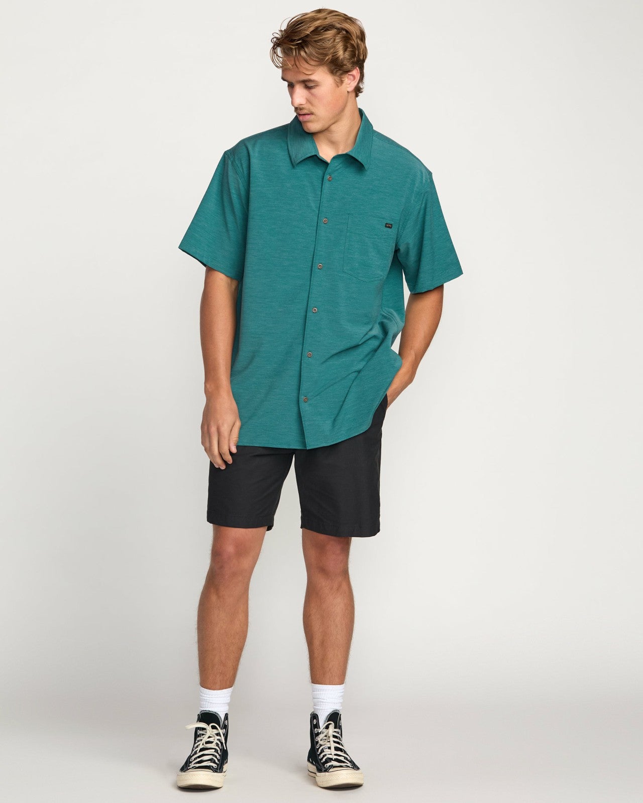Surftrek Transit Short Sleeve Shirt | Marine Billabong