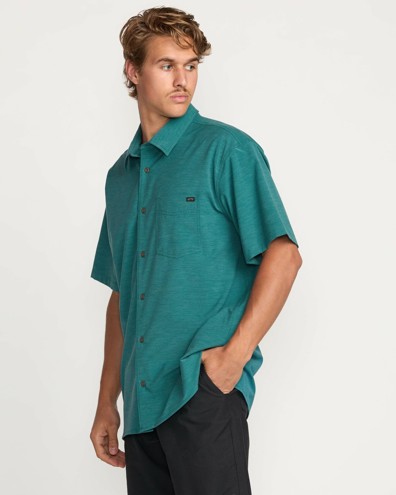 Surftrek Transit Short Sleeve Shirt | Marine Billabong