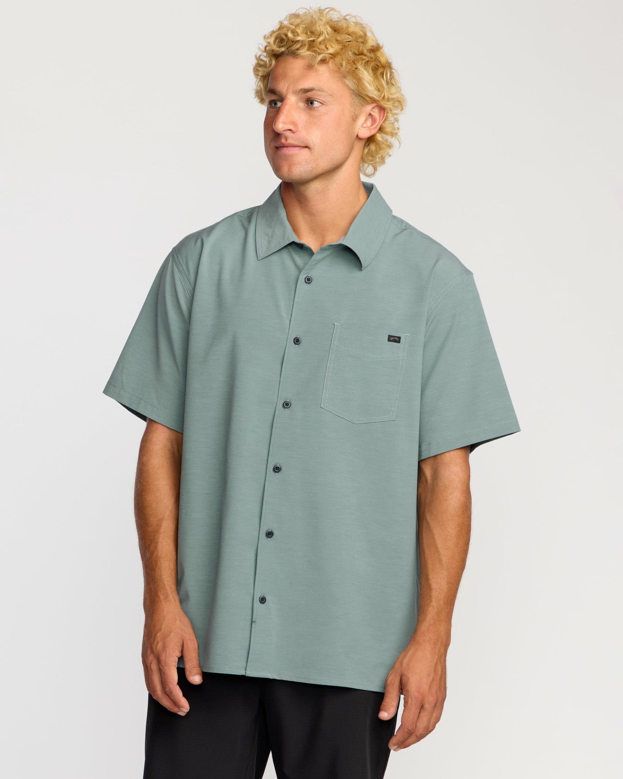 Surftrek Transit Short Sleeve Shirt | Sea Blue Billabong