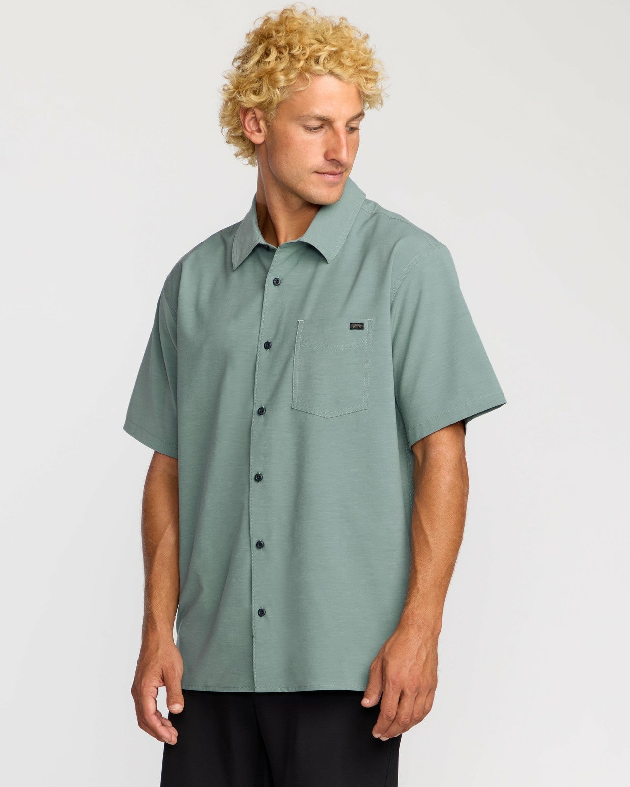 Surftrek Transit Short Sleeve Shirt | Sea Blue Billabong