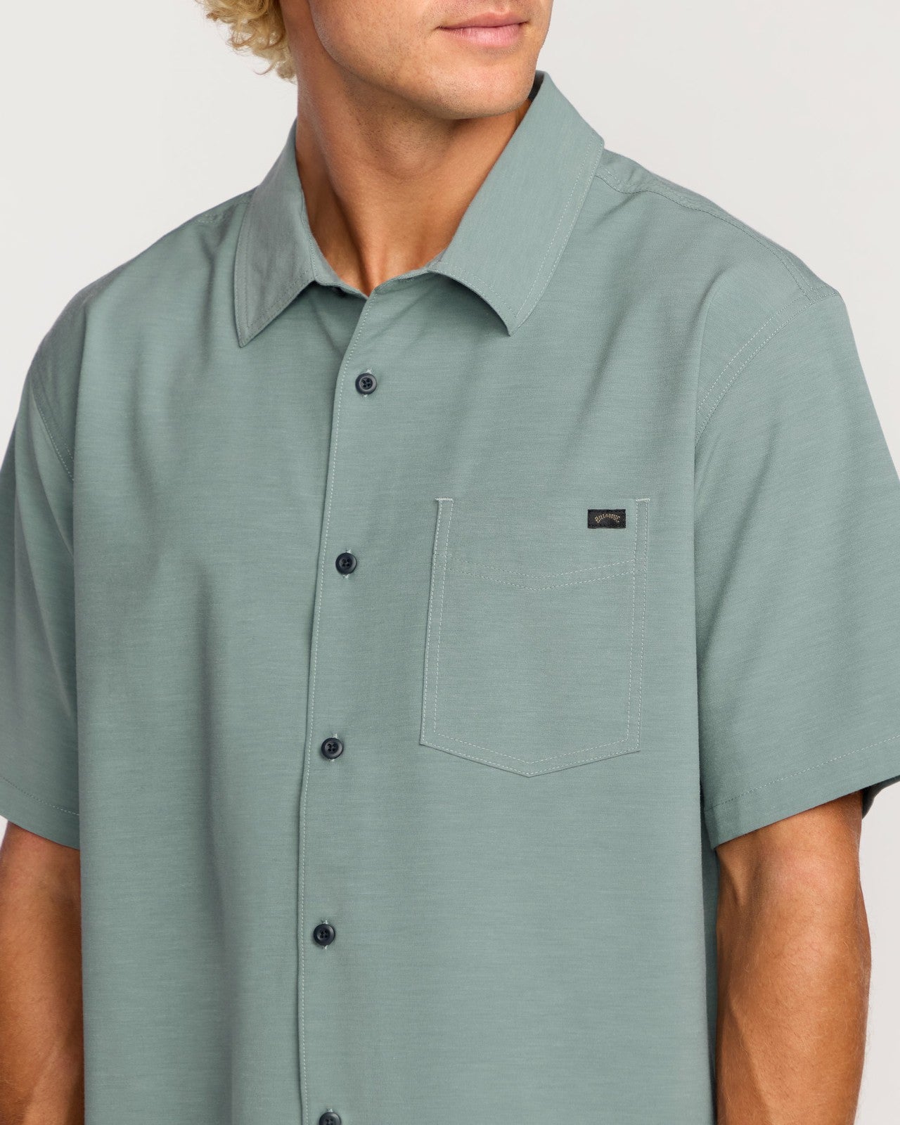 Surftrek Transit Short Sleeve Shirt | Sea Blue Billabong