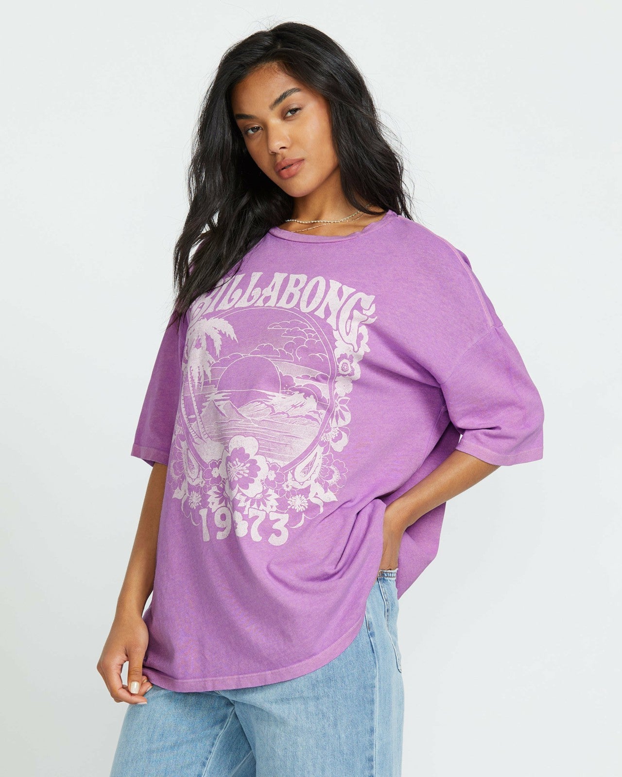 Sweet Ride Tee | Bright Orchid Billabong