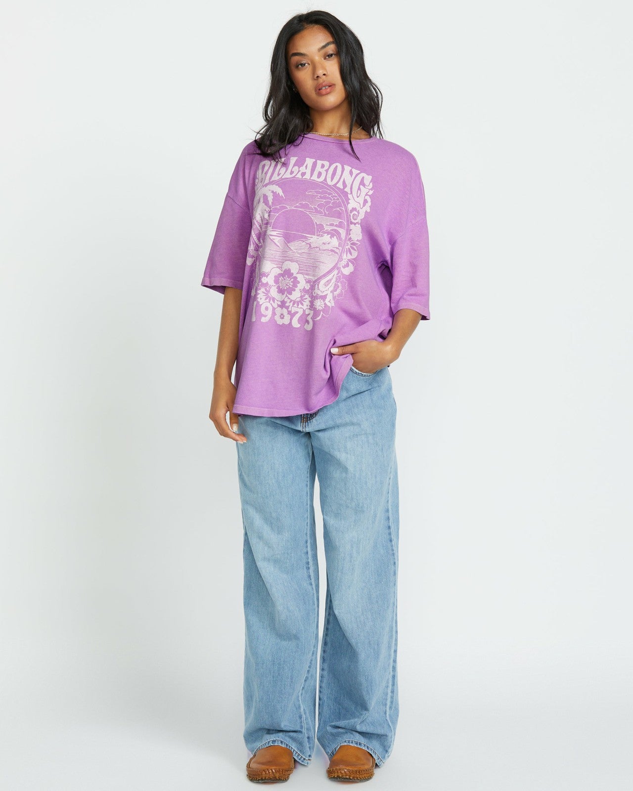 Sweet Ride Tee | Bright Orchid Billabong