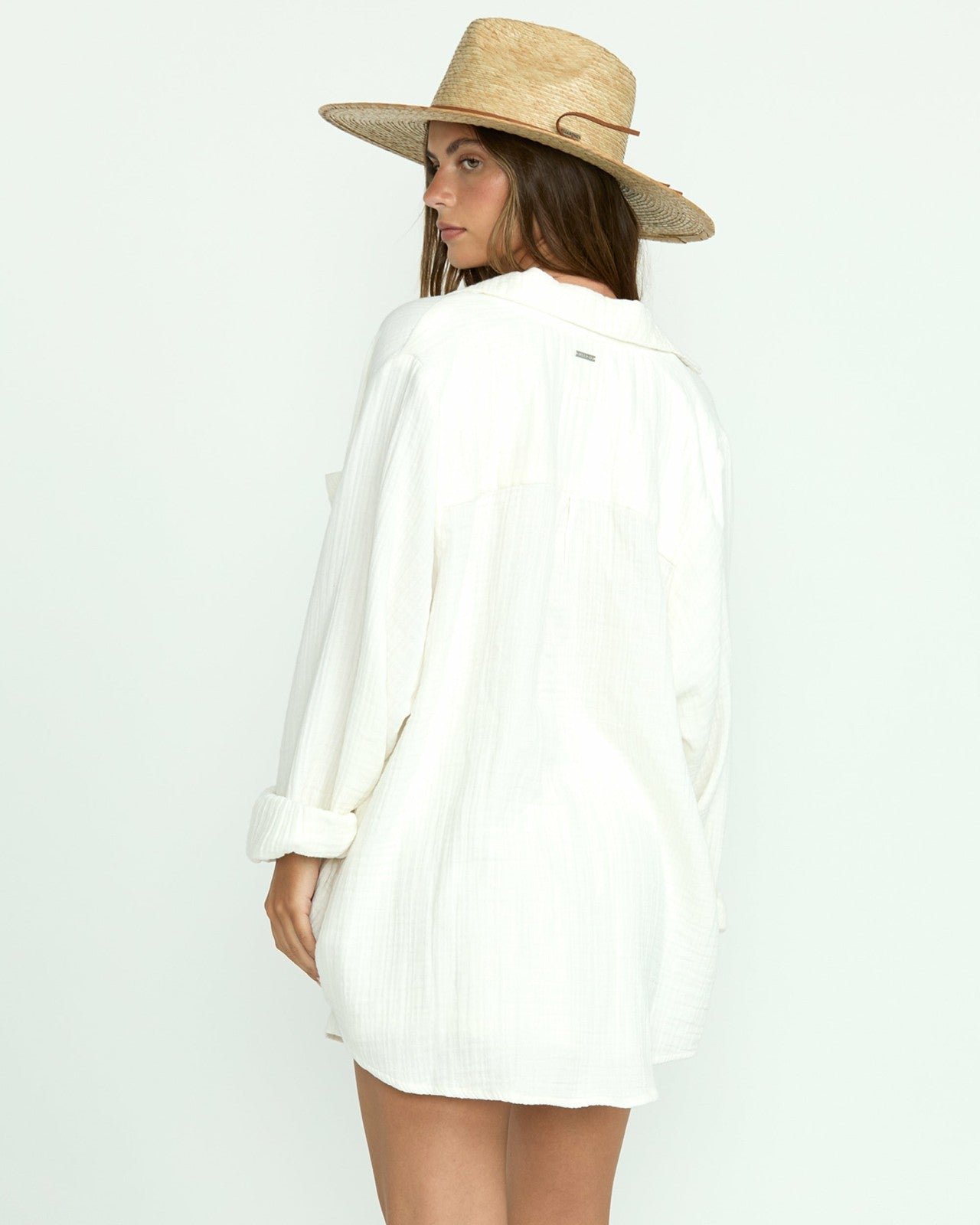 Sweet Swell Long Sleeve Shirt | Salt Crystal Billabong