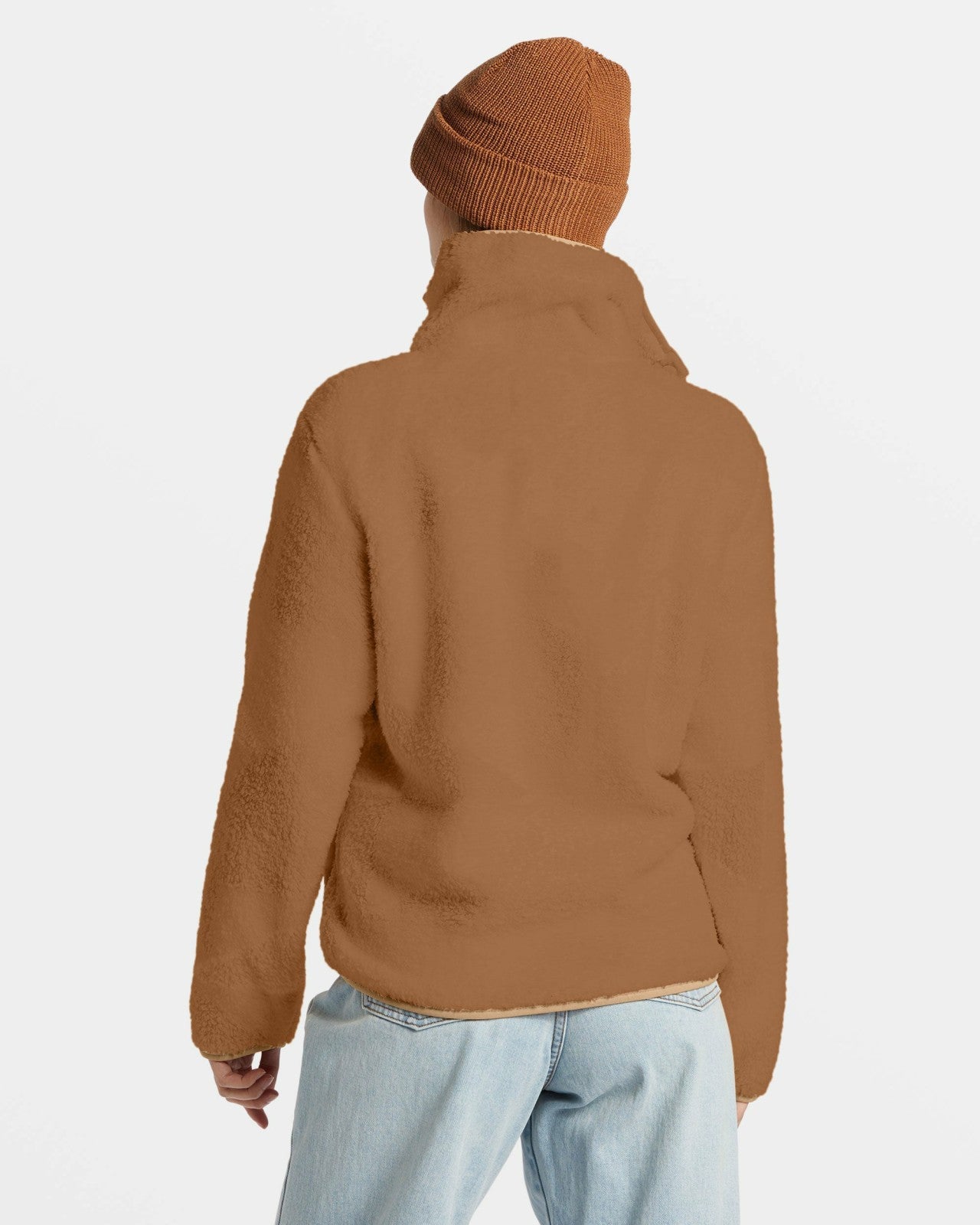 Switchback Mock Neck Fleece | Sandalwood Billabong
