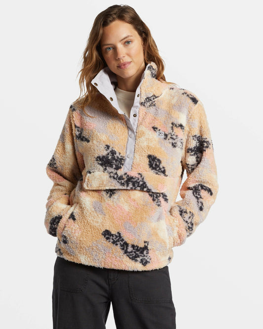 Switchback Mock Neck Fleece | Summer Rain Billabong