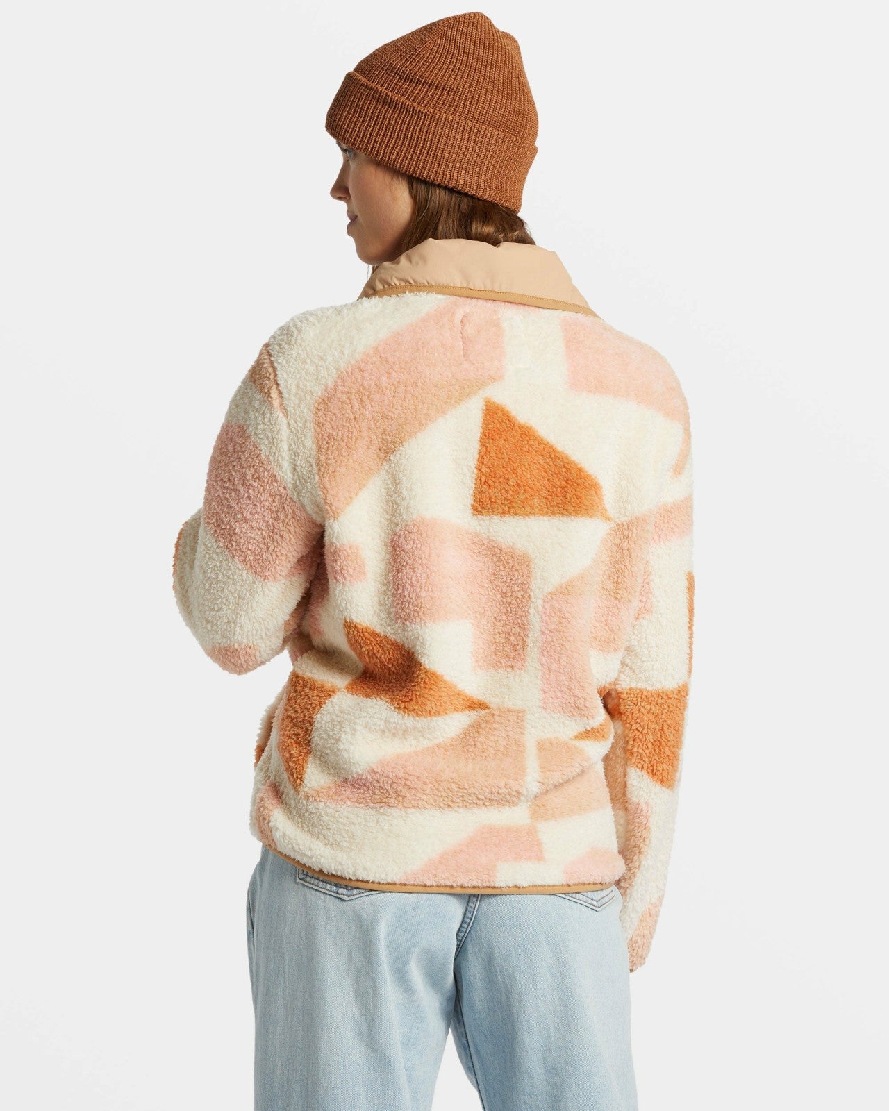 Switchback Mock Neck Fleece | White Cap Billabong