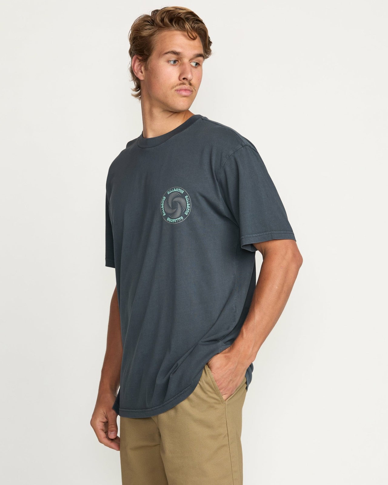Swivel Premium Wave Wash Tee | Aged Indigo Billabong